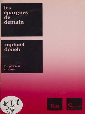 cover image of Les épargnes de demain